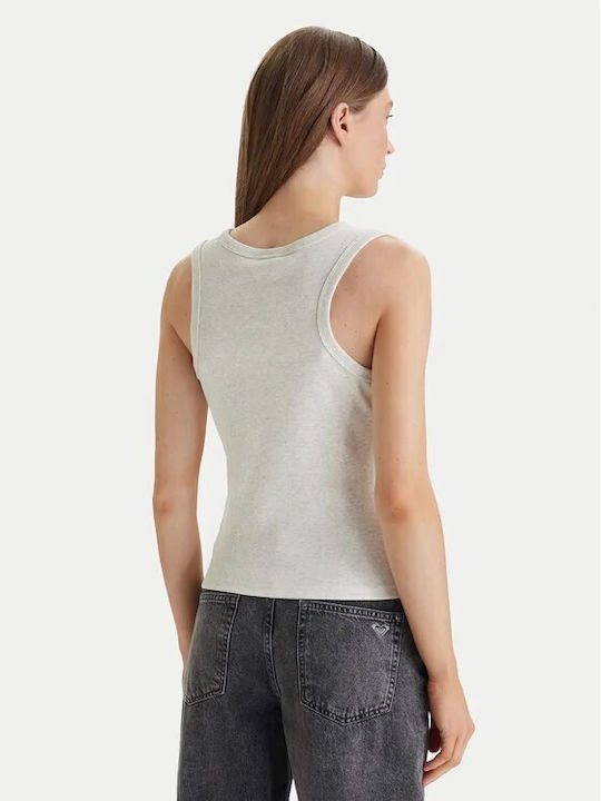 Women's Cotton Spaghetti Strap Gray Blouse