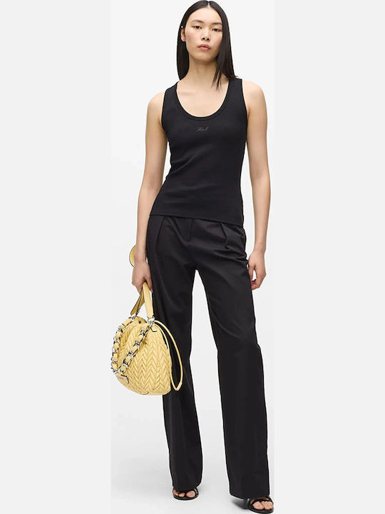Women's Cotton Sleeveless Top Black