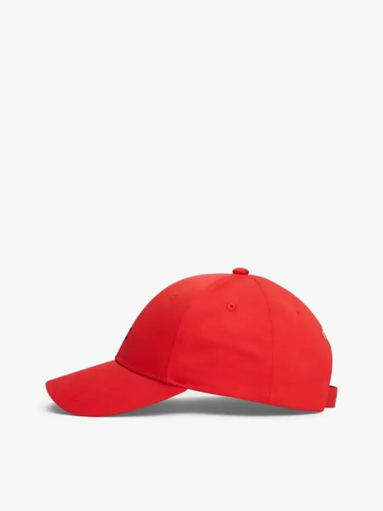 Tommy Hilfiger Kids' Hat Jockey Fabric Flag Red