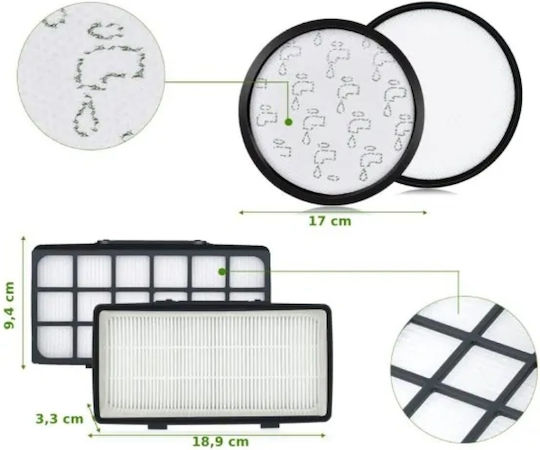 Reinigungsgeräte Filter Für Elektrische Staubsauger Kompatibel Mit Rowenta / Tefal