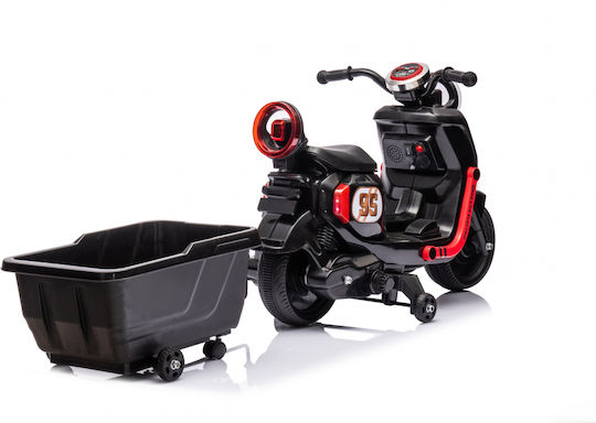 Motocicletă Pentru Copii Electrică 6 Volți Neagră