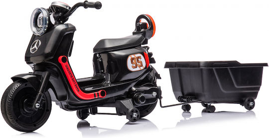 Motocicletă Pentru Copii Electrică 6 Volți Neagră
