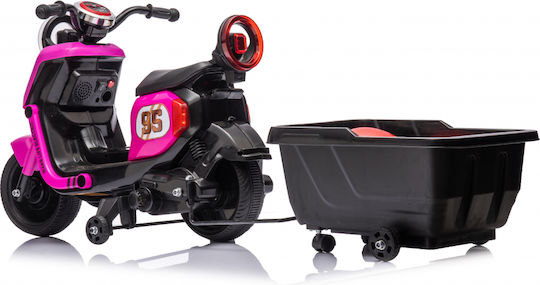 Motocicletă Pentru Copii Electrică 6 Volți Roz