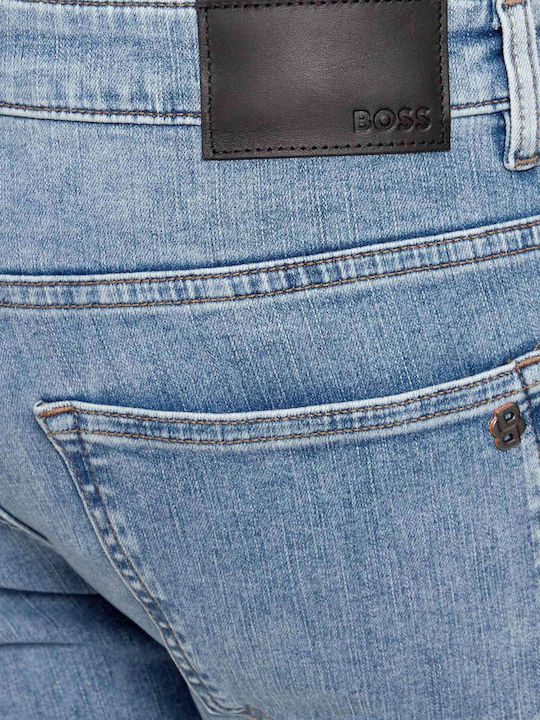 Delaware Herren Jeanshose Elastische mit Schlank Anwendung Hellblau