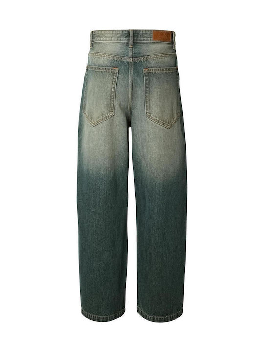 Ανδρικό Παντελόνι Τζιν Mid Blue Dirty Washed