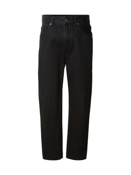Heavy Ανδρικό Παντελόνι Τζιν Loose Fit Black Washed