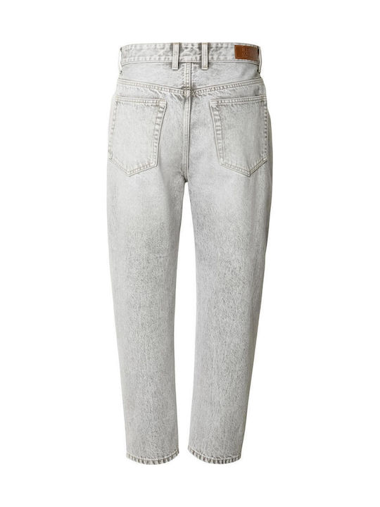 Heavy Ανδρικό Παντελόνι Τζιν με Loose Εφαρμογή Light Silver Grey Washed