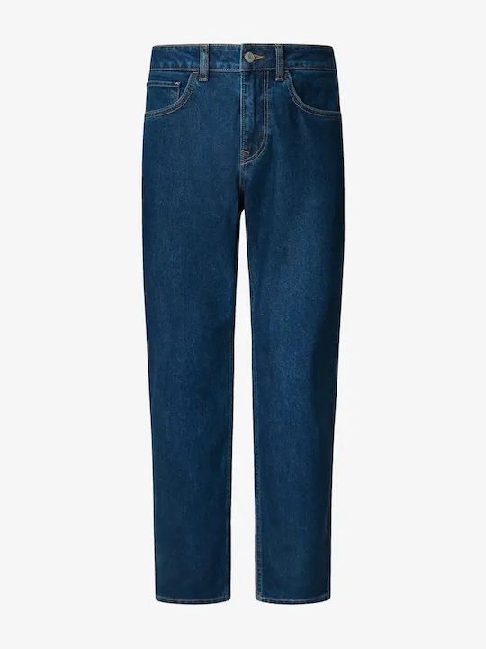 Stanley Men's Elastic Jeans Pants With Regular Tapered Fit Blue