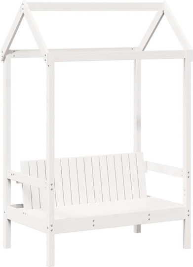Kinderbett - Schlafsofa Einzel Weiß für Matratze 80x200cm