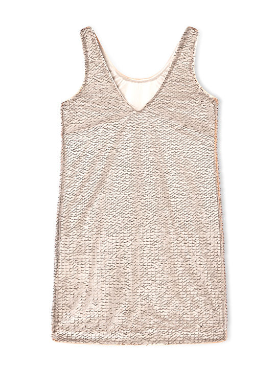 Sommer Mini Abendkleid Off-Shoulder Rosa