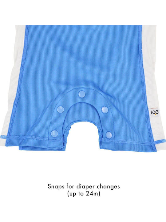 Zoocchini Παιδικό Μαγιό Ολόσωμο Dino/med Blue