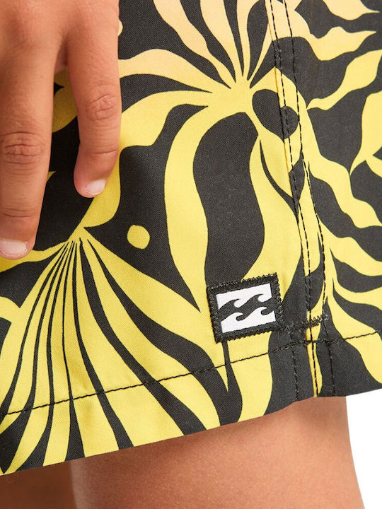 Billabong Παιδικό Μαγιό Βερμούδα / Σορτς Black Print