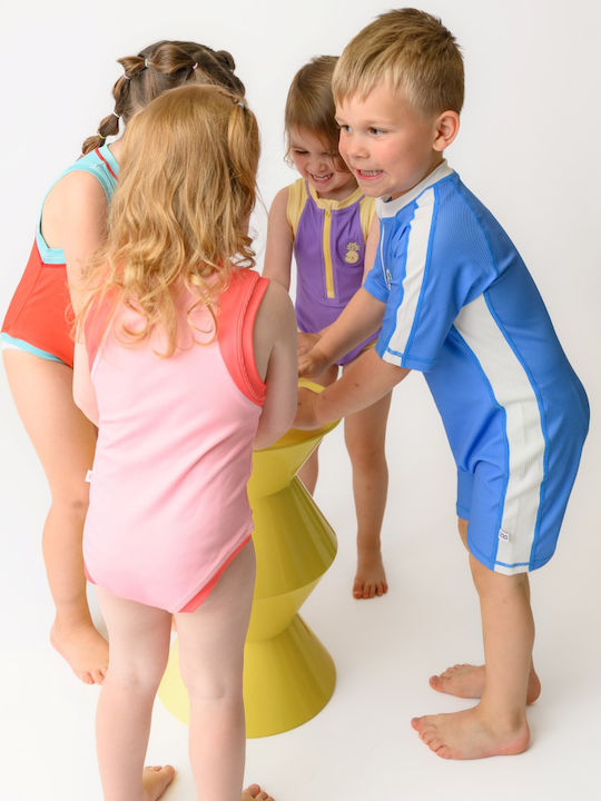 Zoocchini Παιδικό Μαγιό Ολόσωμο Dino/med Blue