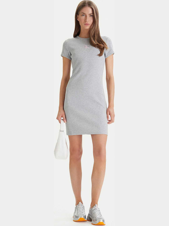 Лятна Mini T-shirt Рокля Сива