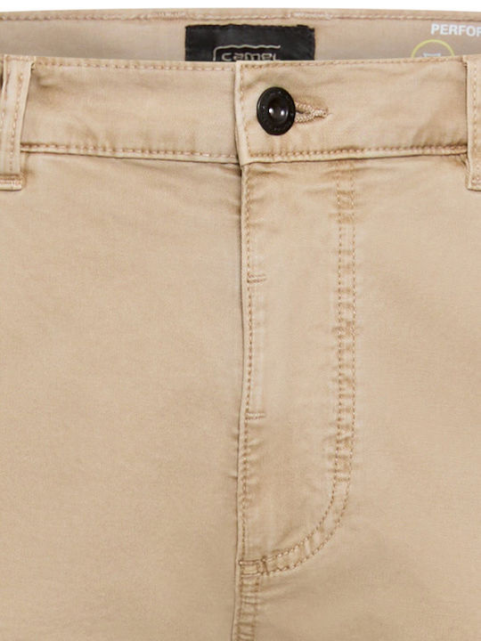 Herrenhosen Chino Elastisch Beige