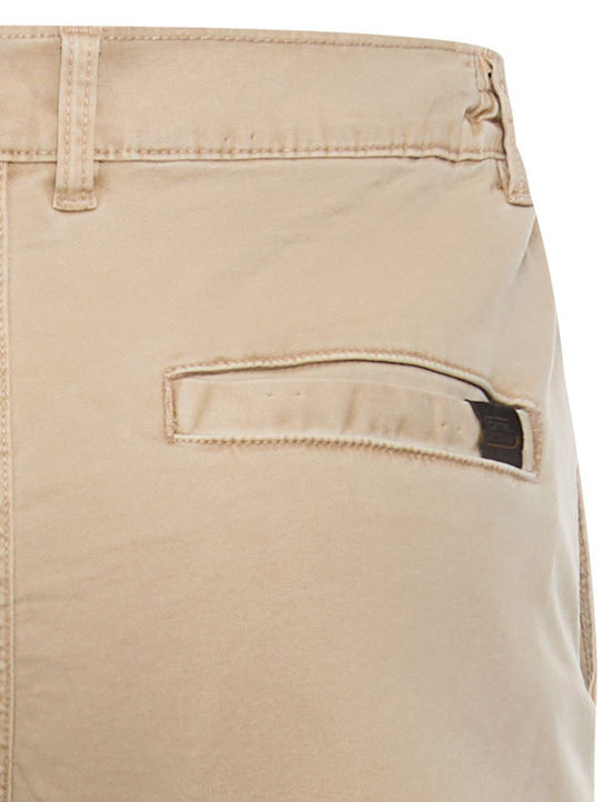 Herrenhosen Chino Elastisch Beige