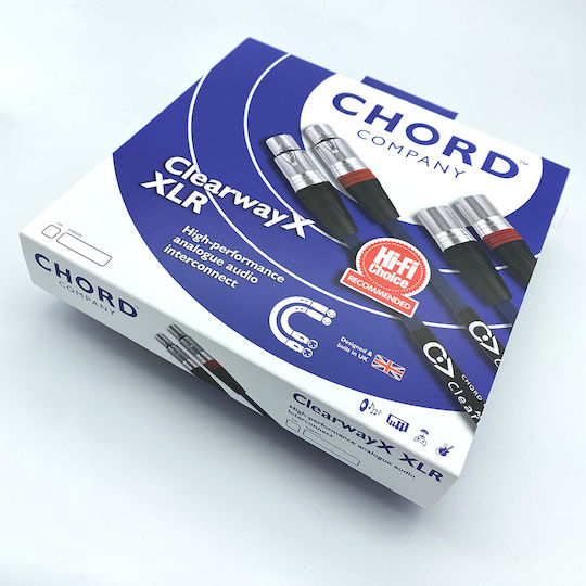 Chord Aray Cable XLR Male - XLR Female Black 2m