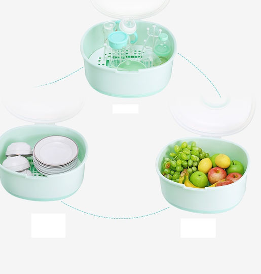Little Mom Rack De Uscare Pentru Biberoane Verde