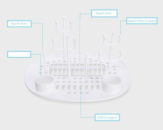 Little Mom Rack De Uscare Pentru Biberoane Verde