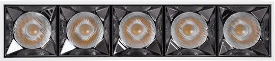 kelvo LED Natürliches Weiß Decken- und Wandleuchte in Weiß Farbe