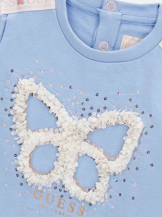 Kids Tracksuit Set With Top Light Blue