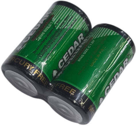 Zinkbatterien C 1,5V 2 Stück