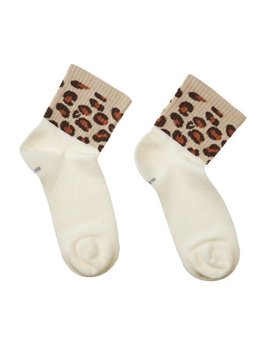 Dirty Socks Κάλτσες White Leopard