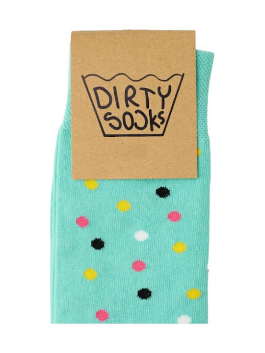 Dirty Socks Κάλτσες με Σχέδια Turquoise Dots Dirty Socks Κάλτσες με Σχέδια Turquoise Dots