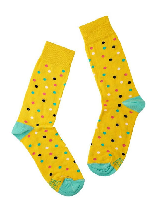 Dirty Socks Κάλτσες με Σχέδια Yellow Dots