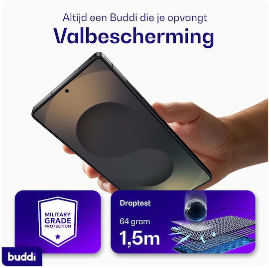 Buddi Gehärtetes Glas 2 Stück Schwarz (Galaxy S24 Ultra)