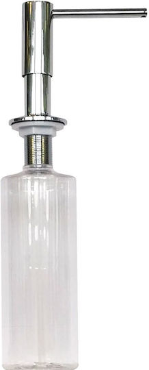 Alveus Detergent Εντοιχιζόμενο Dispenser Κουζίνας από Ανοξείδωτο Ατσάλι Ασημί 500ml