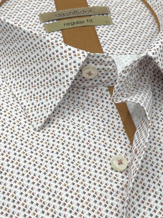 Long Sleeve Shirt in Regular Fit Rust