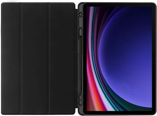 Tri-fold Flip Cover Durable Black (Samsung Galaxy Tab S10 Fe / S10 Lite)