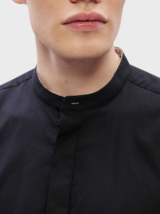 Hugo Kaleb Cotton Shirt Black