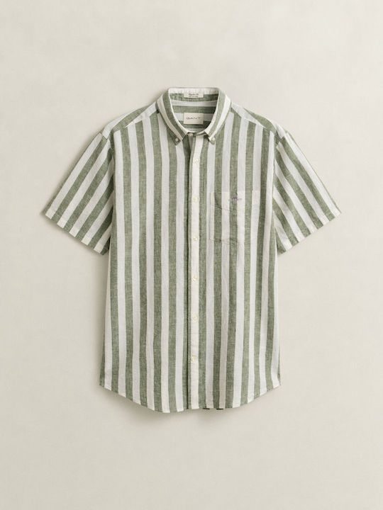 Gant Reg Cămașă Din In Khaki