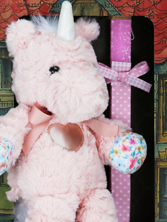 Easter Candle Unicorn Round Pink