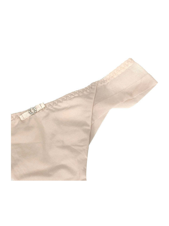 Damen-Slips Brasilien Beiges 8290-Beige-L