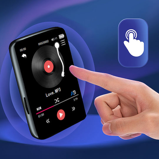 Zenwire MP4 Player 36GB With 2.4" IPS Touch Screen Black
