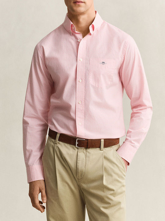 Gant Reg Βαμβακερό Πουκάμισο Lightpink Gant Reg Βαμβακερό Πουκάμισο Lightpink
