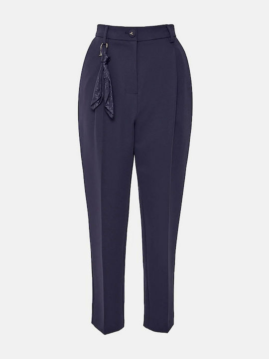 Damen Chino Hose Blau