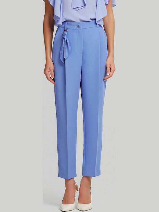 Damen Chino Hose Blau