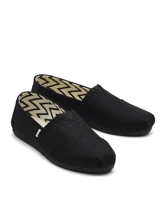 Alpargata Fabric Women's Espadrilles in Black Colour
