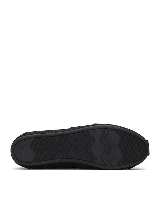Alpargata Fabric Women's Espadrilles in Black Colour