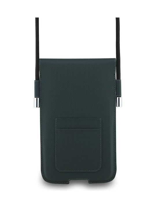 Lacoste Petit Pique Geantă de Umăr / Tip Crossbody Verde Lacoste Petit Pique Geantă de Umăr / Tip Crossbody Verde