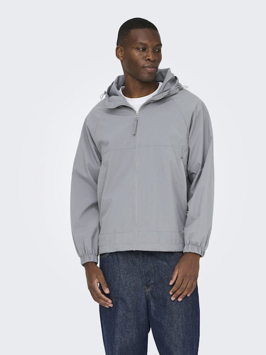 Зимно Яке Softshell Водоустойчиво и Ветроустойчиво Сиво