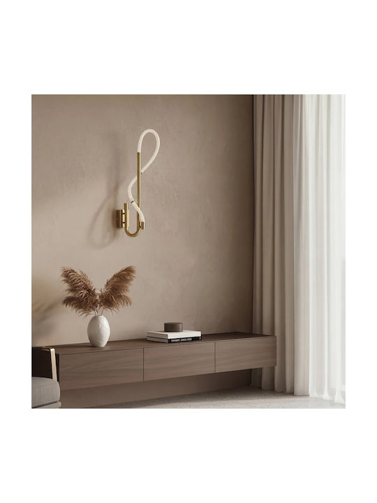 Kelvo Wall Lamp LED Gold 30x30cm Kelvo Wall Lamp LED Gold 30x30cm