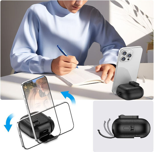 Husă Din Silicon Cu Cârlig Neagră Pentru Huawei FreeClip 2