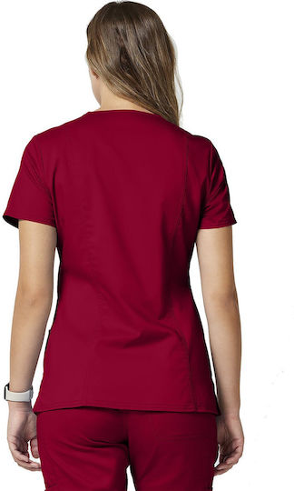 Cherokee WWE610 Women's Medical Blouse Red