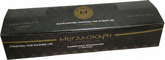 1 Κουτί Μεσαίο Καρβουνάκι Θυμιάματος Μεγαλόχαρη – 19 Ρολά X 6 Τεμ