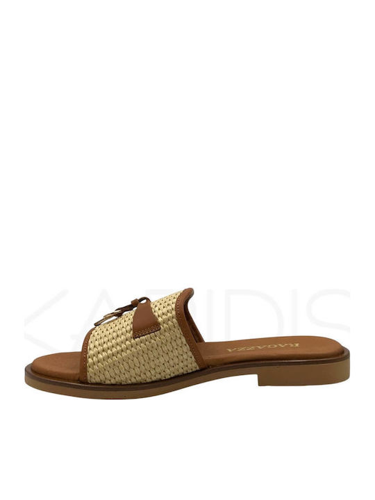 Sandale Casual Damă Din Piele Bej